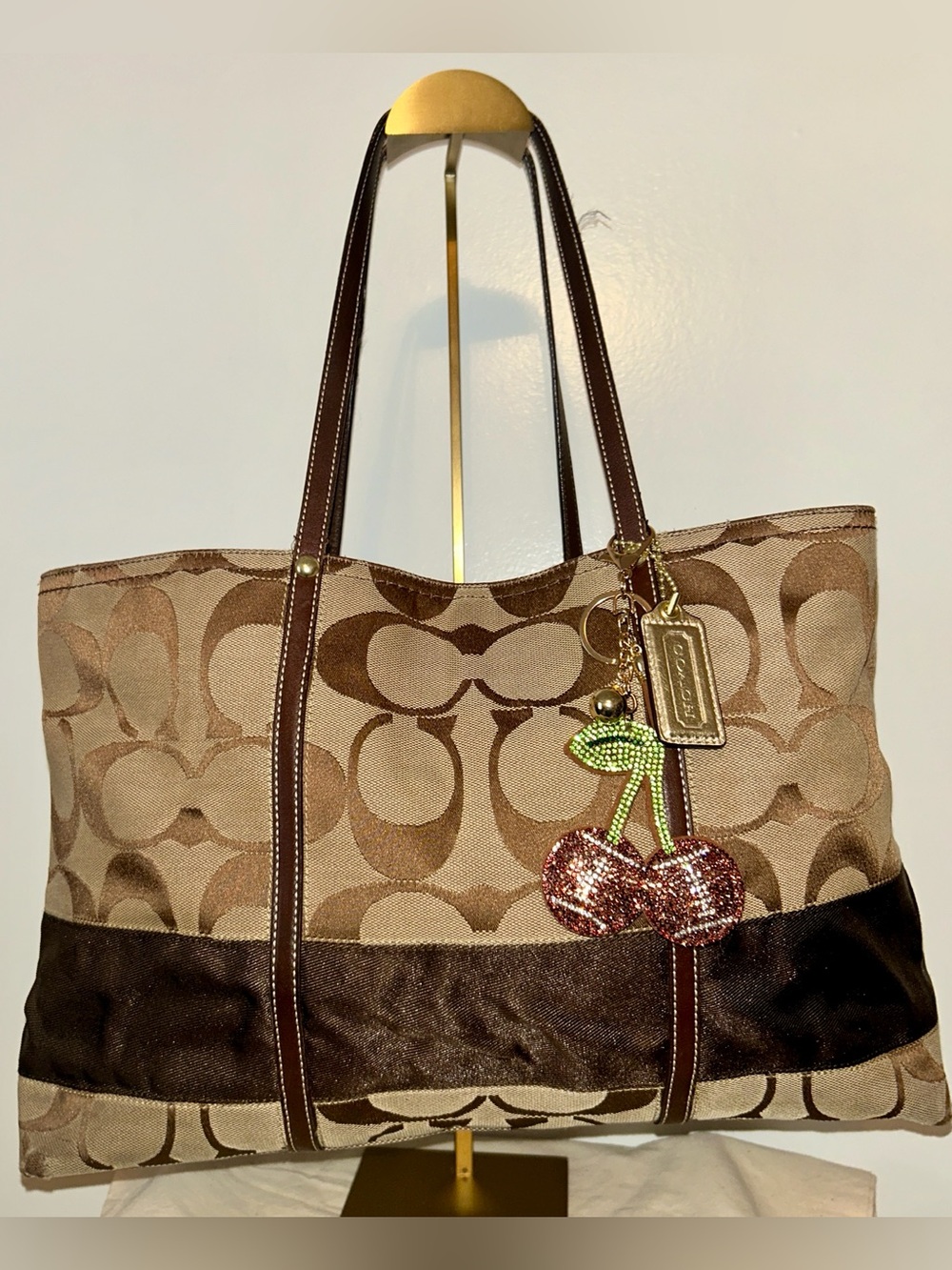 Coach Legacy 65th Anniversary. Interior Striped lining!